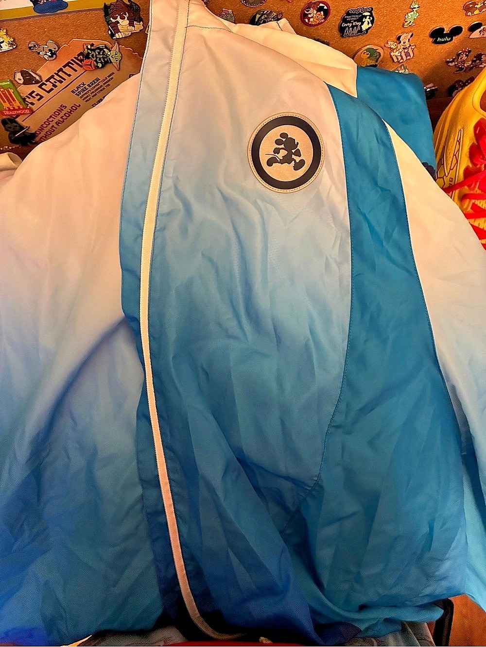 Disney Track Suit Jacket & Pants Blue & White Size 2XL